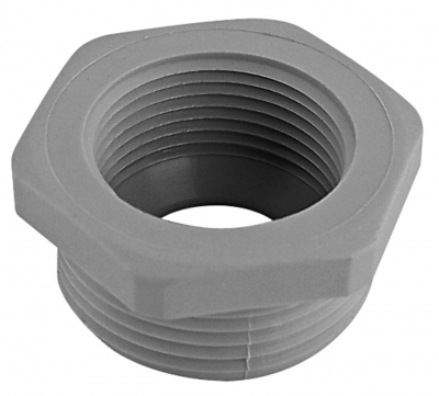 Rduction pour presse toupe - En polyamide - ISO25 vers ISO20 - Gris - BLM Distribution 125202