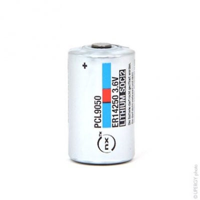 Pile Lithium - ER14250H 1/2AA - 3.6 Volts - 1.2Ah - Enix Energies PCL9050B