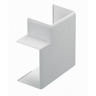 Angle Plat - VIADIS - 90 x 40 - Blanc Artic - Planet Wattohm 16423