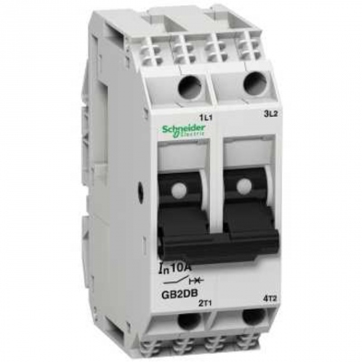 Disjoncteur de controle - Schneider - 2 Ples - 6 Ampres - Schneider electric GB2DB12