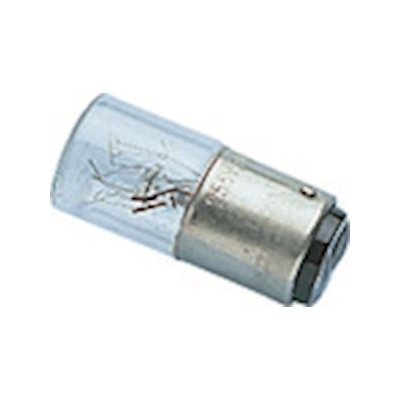 Lampe miniature - BA15D - 16 x 35 - 255 Volts - 5 Watts - Lot de 5 - Orbitec 117799