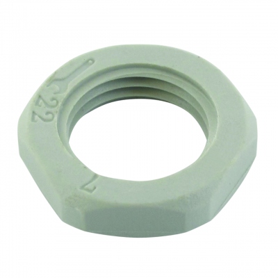 Ecrou presse toupe - En polyamide - ISO16 - Gris - BLM Distribution 102162