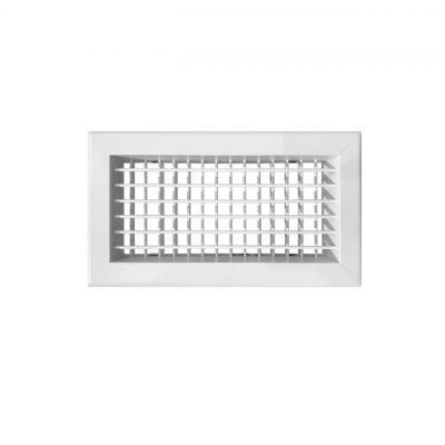 Grille de soufflage - Double dflexion - Blanc Mat - 300 x 150 mm - Baillindustrie DD300X150