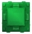 Support de fixation - 2 modules - Avec protection de chantier - Plastique - Schneider Unica NU7002PC