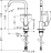 Mitigeur vier - FOCUS - Bec orientable en 3 etapes - Chrom - Hansgrohe 31820000