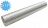 Gaine alu - Semi rigide - Diamtre 125 mm - 3 mtres - Unelvent
