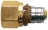 Raccord  Sertir - Filetage femelle - 40 x 49 - Diamtre 50 mm - Uponor 1064137