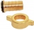 Raccord pour tuyau d'arrosage - 2 pices + 1 collier laiton - Diamtre 19 mm - 20 x 27 mm - Techno 3953257