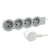 Rallonge multprise - 4 x 2P+T - 3 Mtres - Blanc / Gris - Legrand 049490