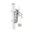 Fixation universelle / Mat - Diamtre 25  50 mm - Zinc Blanc - Erard 800998