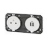 Prise de courant - 2P+T - Avec chargeur USB - 2 postes - Blanc - Legrand Dooxie 600342