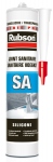 Mastic silicone - Spcial sanitaire - Rubson SA - Translucide - Cartouche de 300ml - Rubson 165173
