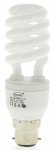 Ampoule fluocompacte B22 15 Watts forme spirale