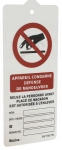 Affichettes PP consignation 170x75mm lot de 3