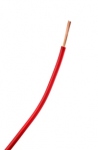 Fil Souple - H07-VK - 1 x 1.5 mm - Rouge - Couronne de 100 mtres