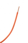 Fil Souple - H05-VK - 1 x 1 mm - Orange - Couronne de 100 Mtres
